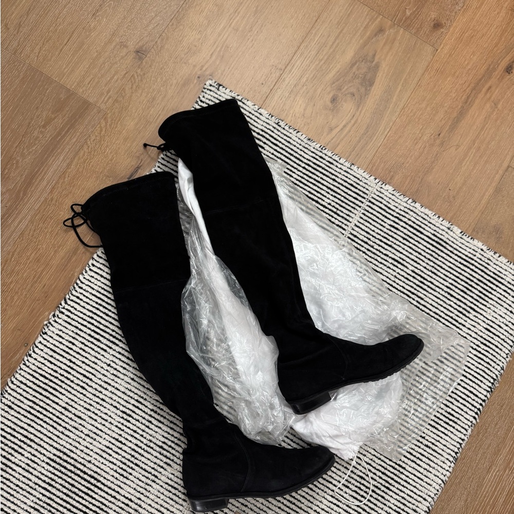 Stuart Weitzman Black Over-the-Knee Women's Boots